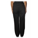 Dondup - Trousers Model Talisa with Palazzo Leg - Black - Trousers - Luxury Exclusive Collection