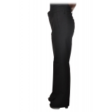 Dondup - Pantalone Modello Talisa con Gamba a Palazzo - Nero - Pantalone - Luxury Exclusive Collection