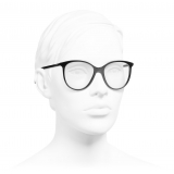 Chanel - Pantos Eyeglasses - Black - Chanel Eyewear