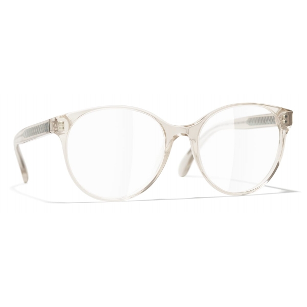 Chanel - Pantos Eyeglasses - Transparent Beige - Chanel Eyewear - Avvenice