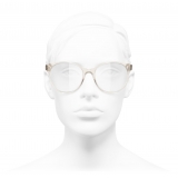 Chanel - Pantos Eyeglasses - Transparent Beige - Chanel Eyewear