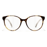 Chanel - Pantos Eyeglasses - Dark Tortoise - Chanel Eyewear