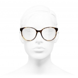 Chanel - Pantos Eyeglasses - Dark Tortoise - Chanel Eyewear