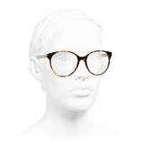 Chanel - Pantos Eyeglasses - Dark Tortoise - Chanel Eyewear