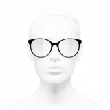 Chanel - Pantos Eyeglasses - Black - Chanel Eyewear