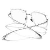 Chanel - Square Eyeglasses - Dark Silver - Chanel Eyewear