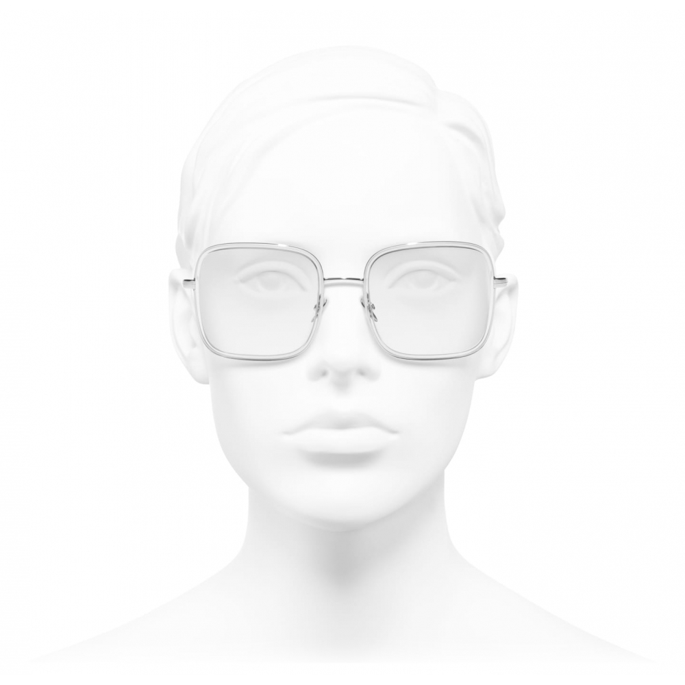 CHANEL] Chanel Triple Coco Glasses Frame ( * Included) Plastic Silver –  KYOTO NISHIKINO