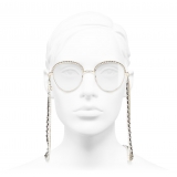 Chanel - Pantos Eyeglasses - Gold - Chanel Eyewear