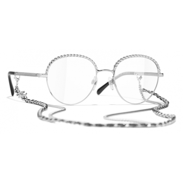 Chanel - Occhiali da Vista Pantos - Argento - Chanel Eyewear