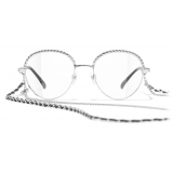 Chanel - Occhiali da Vista Pantos - Argento - Chanel Eyewear