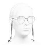 Chanel - Occhiali da Vista Pantos - Argento - Chanel Eyewear