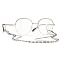 Chanel - Pantos Eyeglasses - Gold - Chanel Eyewear