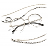 Chanel - Pantos Eyeglasses - Gold - Chanel Eyewear