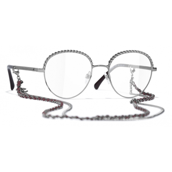 Chanel - Occhiali da Vista Pantos - Argento - Chanel Eyewear