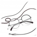 Chanel - Occhiali da Vista Pantos - Argento - Chanel Eyewear