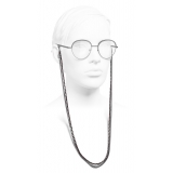 Chanel - Pantos Eyeglasses - Silver - Chanel Eyewear