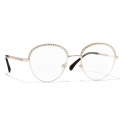 Chanel - Pantos Eyeglasses - Gold - Chanel Eyewear