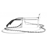 Chanel - Round Eyeglasses - Silver - Chanel Eyewear