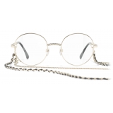 Chanel - Round Eyeglasses - Gold - Chanel Eyewear