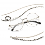 Chanel - Round Eyeglasses - Gold - Chanel Eyewear