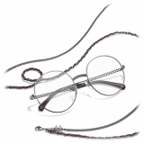 Chanel - Occhiali da Vista Rotondi - Argento - Chanel Eyewear