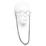 Chanel - Round Eyeglasses - Silver - Chanel Eyewear