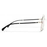 Chanel - Round Eyeglasses - Gold - Chanel Eyewear