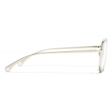 Chanel - Pilot Eyeglasses - Gold - Chanel Eyewear