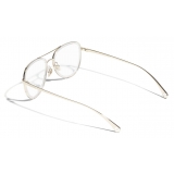 Chanel - Occhiali da Vista Pilota - Oro - Chanel Eyewear