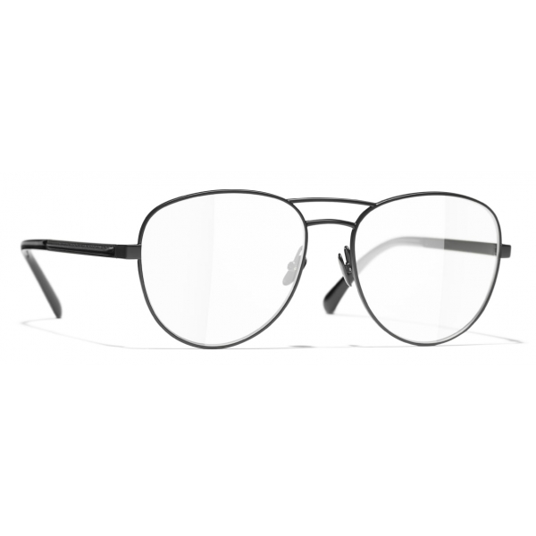 Chanel - Occhiali da Vista Pilota - Nero - Chanel Eyewear