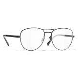 Chanel - Occhiali da Vista Pilota - Nero - Chanel Eyewear