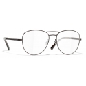 Chanel - Occhiali da Vista Pilota - Marrone - Chanel Eyewear