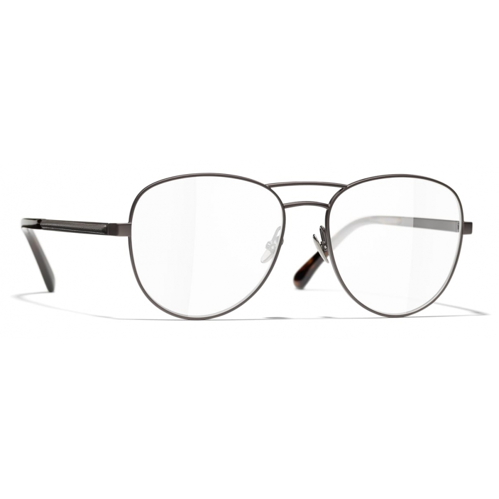Chanel - Pilot Eyeglasses - Brown - Chanel Eyewear - Avvenice