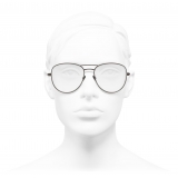 Chanel - Pilot Eyeglasses - Brown - Chanel Eyewear