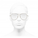 Chanel - Pilot Eyeglasses - Gold - Chanel Eyewear