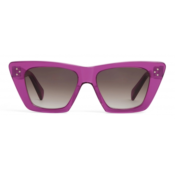 Céline - Cat Eye S187 Sunglasses in Acetate - Violet - Sunglasses - Céline Eyewear