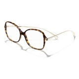 Chanel - Occhiali da Vista Quadrati - Tartaruga Scuro - Chanel Eyewear