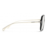 Chanel - Occhiali da Vista Quadrati - Nero - Chanel Eyewear