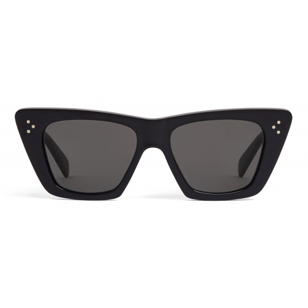 Céline - Cat Eye S187 Sunglasses in Acetate - Black - Sunglasses - Céline Eyewear