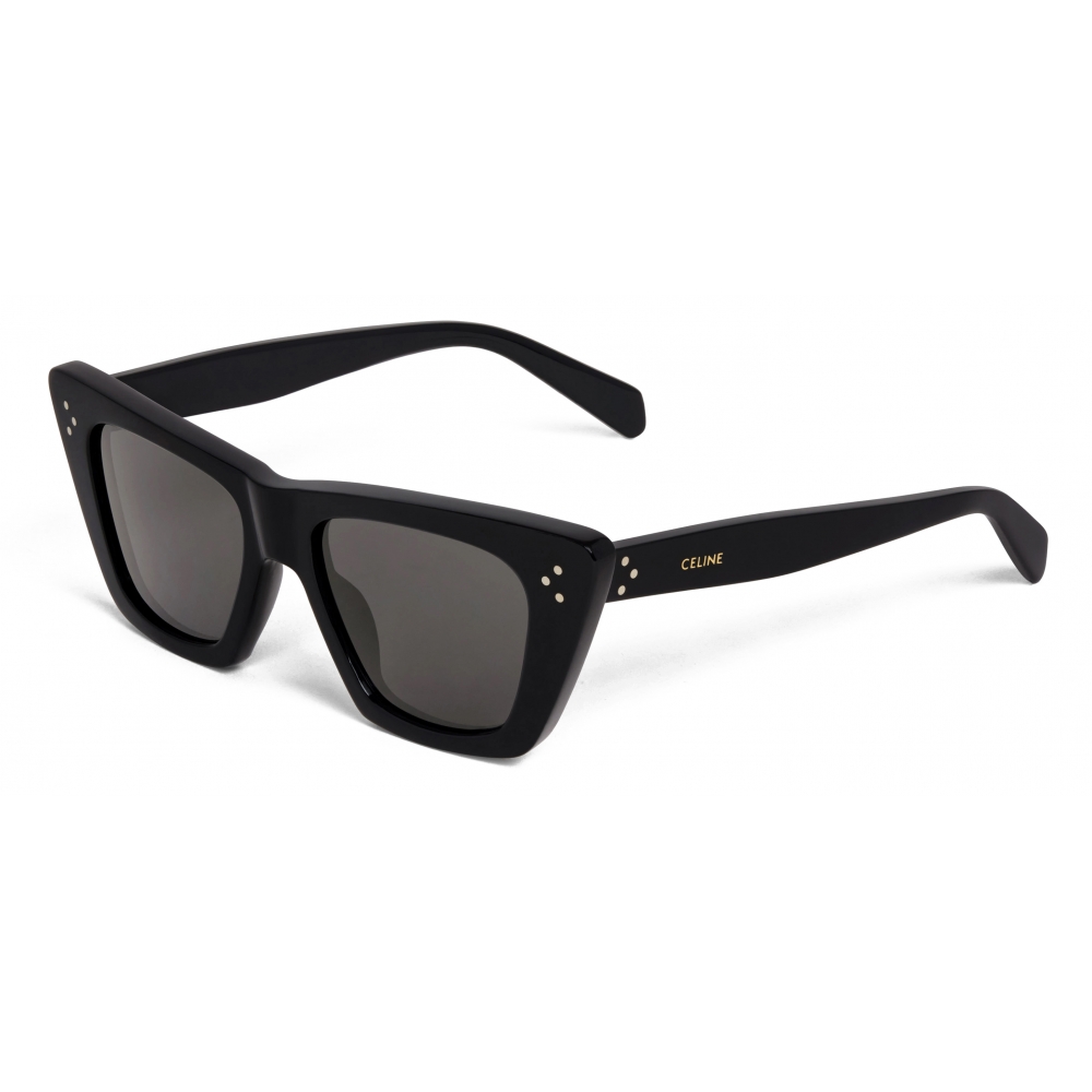 Céline - Cat Eye S187 Sunglasses in Acetate - Black - Sunglasses ...