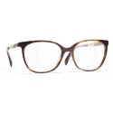 Chanel - Square Eyeglasses - Tortoise - Chanel Eyewear