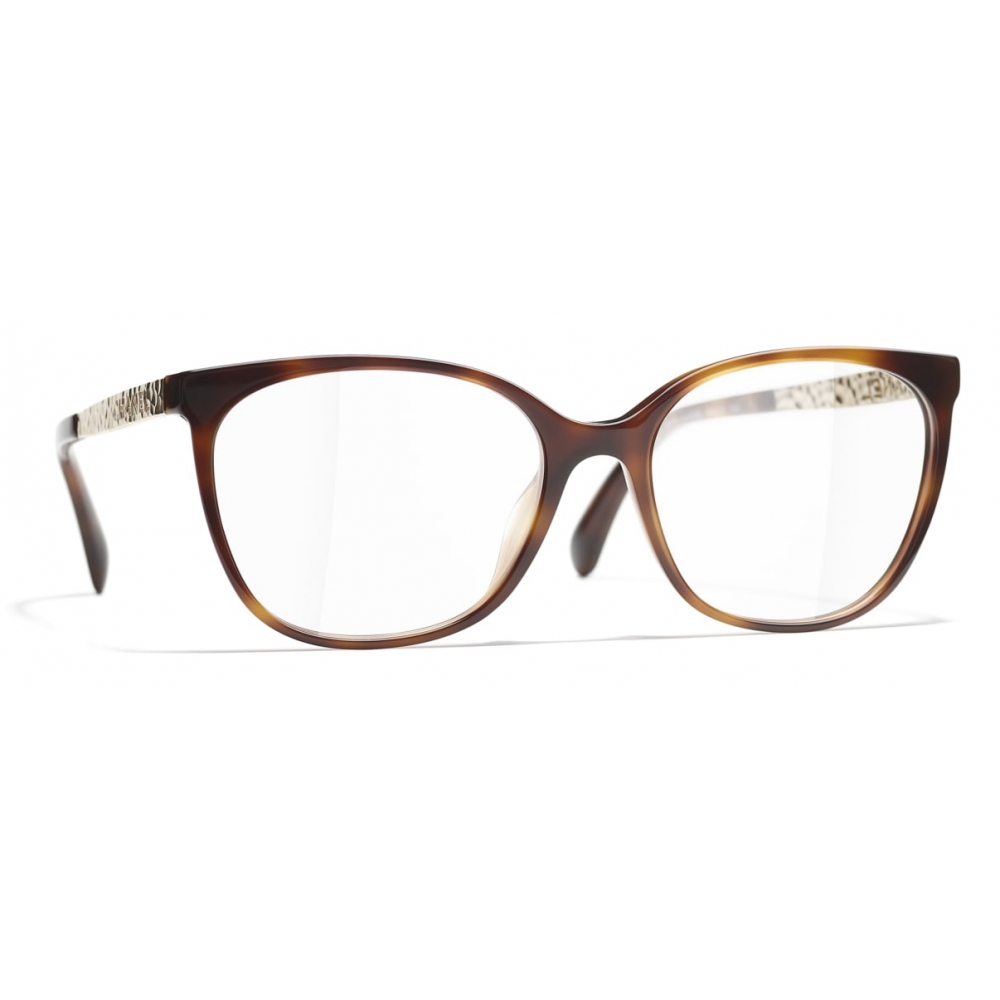 Chanel - Square Eyeglasses - Tortoise - Chanel Eyewear - Avvenice