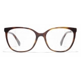 Chanel - Square Eyeglasses - Tortoise - Chanel Eyewear