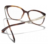 Chanel - Square Eyeglasses - Tortoise - Chanel Eyewear