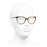 Chanel - Occhiali da Vista Quadrati - Tartaruga - Chanel Eyewear