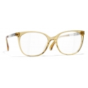 Chanel - Square Eyeglasses - Yellow - Chanel Eyewear