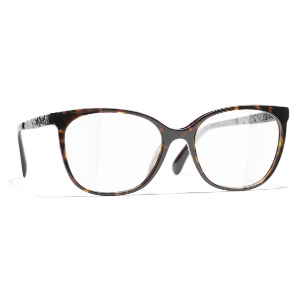 Chanel - Square Eyeglasses - Dark Tortoise - Chanel Eyewear