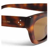 Céline - Occhiali da Sole Rettangolari S192 in Acetato - Avana Biondo - Occhiali da Sole - Céline Eyewear