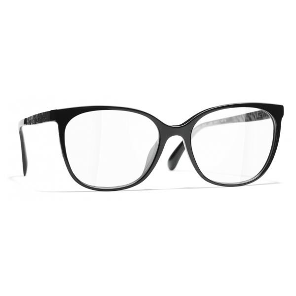 Chanel - Square Eyeglasses - Black - Chanel Eyewear