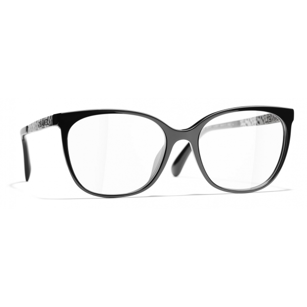 Chanel - Square Eyeglasses - Black - Chanel Eyewear